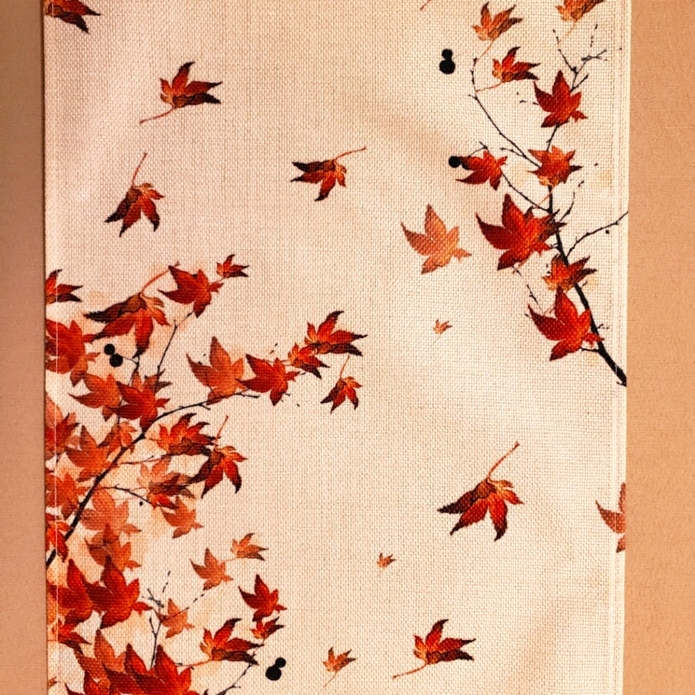 AUTUMN CAT TABLE RUNNER - Picture 3 of 6